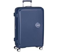 American Tourister Soundbox - Valise Spinner L Extensible, 77 cm, 97/110 L, Bleu (Midnight Navy)
