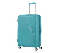 American Tourister Soundbox - Valise Spinner L Extensible, 77 cm, 97/110 L, Turquoise (Turquoise Tonic)
