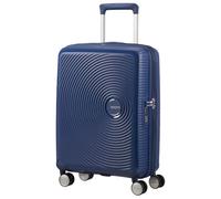 American Tourister Soundbox - Valise Spinner S Extensible Bagage Cabine, 55 cm, 35.5/41 L, Bleu (Midnight Navy)