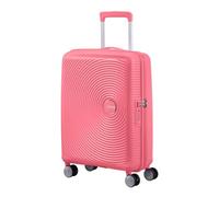 American Tourister Soundbox - Valise Spinner S Extensible Bagage Cabine, 55 cm, 35.5/41 L, Rose (Sun Kissed Coral)
