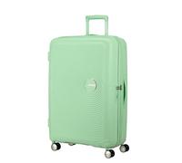 American Tourister Soundbox Valise Trolley Cabine, 77 cm | Vert Pastel, valise rigide extensible, 97/110 L, 4.2 kg, avec serrure TSA et roues pivotantes fluides