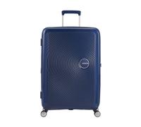 Valise Moyenne - American Tourister - Soundbox Exp Spinner - Bleu NAVY - 4 Roulettes - ABS