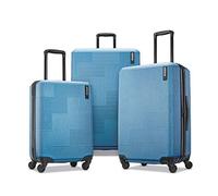 American Tourister Stratum XLT Valise Rigide Extensible avec roulettes pivotantes, Épicéa Bleu, 3-Piece Set (20/24/28), Stratum XLT Valise Rigide Extensible avec roulettes pivotantes