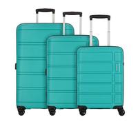 American Tourister Summer Splash 4 roues Set de valises 3 pièces vert