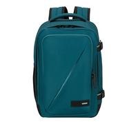 American Tourister Take2Cabin - Bagage à main sous le siège (40 x 25 x 20 cm - 24 L - 0,50 kg) - Sac de cabine, sac à dos d'avion S sous le siège, bleu sarcelle (totalement bleu sarcelle)