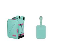 American tourister Take2Cabin sac cabine 30 x 20 x 40 cm menthe/rose avec étiquettes à bagages, Vert (Mint Jelly)