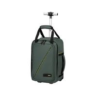 American Tourister Take2Cabin - Sac cabine Ryanair 40 x 25 x 20 cm, 20 L, 1,40 kg, sac à dos à roulettes, bagage à main, sac à dos pour avion S Underseater, vert (Dark Forest)