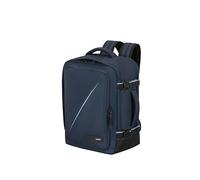 American Tourister Take2Cabin - Sac Cabine Wizz Air/Vueling 30 x 20 x 40 cm, 26,5 L, 0,60 kg, Bagage à Main, Sac à Dos Avion MS, Bleu (Dark Navy)