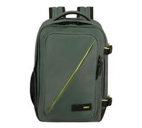 American Tourister Take2Cabin - Sac de cabine Ryanair 25 x 20 x 40 cm, 24 L, 0,40 kg, bagage à main, sac à dos d'avion S, sous-siège, vert (Dark Forest)