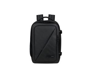 American Tourister Take2Cabin - Sac de cabine Ryanair 25 x 20 x 40 cm, 24 L, 0,50 kg, bagage à main, sac à dos d'avion S, sous-siège, édition noire (Black Edition)