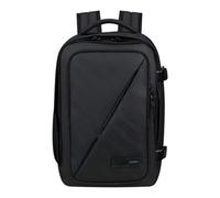American Tourister Take2Cabin - Sac de cabine Ryanair 40 x 25 x 20 cm, 24 L, 0,50 kg, bagage à main, sac à dos d'avion S, sous-siège, édition noire (Black Edition)