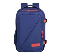 American Tourister Take2Cabin - Sac de cabine Ryanair 40 x 25 x 20 cm, 24 L, 0,50 kg, bagage à main, sac à dos d'avion S, sous-siège, violet/rose (violet crépuscule/corail au coucher du soleil)