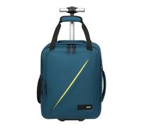 American Tourister Take2Cabin - Sac de cabine Ryanair/Wizz Air/Vueling 40 x 30 x 20 cm, 24,5 L, 1,50 kg, sac à dos à roulettes, bagage à main, sac à dos d'avion MS Underseater, bleu (Harbor Blue)