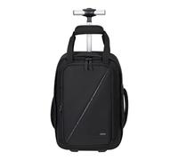 American Tourister Take2Cabin - Sac de cabine Ryanair/Wizz Air/Vueling 40 x 30 x 20 cm, 24,5 L, 1,50 kg, sac à dos à roulettes, bagage à main, sac à dos d'avion MS Underseater, noir