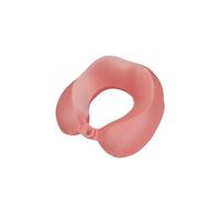 American Tourister Travel Accessories - Coussin de Voyage en Mousse à mémoire de Forme, Ergonomique et Confortable pour Avion, Voiture et Train, 30 cm, Rose (Pink/Mauve)