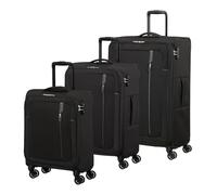 American Tourister Trolley Nitestream 3 PC Set A Black/Grey Noir 77cm