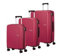 American Tourister Trolley Summer Hit 3 PC Set A Viva Magenta Rose 76cm