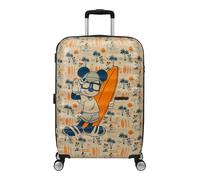 American Tourister Trolley Wavebreaker Disney 67 cm TSA 4 roulettes Mickey Super Surfer Beige