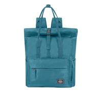 American Tourister Urban Groove UG25 - Laptopväska 15,6" (42,5 cm) - Affärs- & Skolryggsäck med Flaskhållare, Ergonomisk, Lätt, Smart Sleeve - 20,5L - Blå (Breeze Blue)