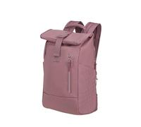 American Tourister Urban Tide - Sac à Dos PC Rolltop 14", Sac à Dos Business & Voyage Déperlant, pour Bureau, École, Université & Voyages - Rose (Galactic Mauve)