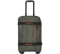 Valise American Tourister Urban Track 55L vert noir orange.