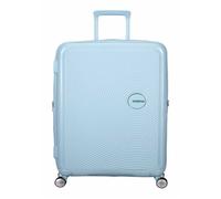 American Tourister Valise bleu clair pour femme et homme - Soundbox Spinner 77 / 28 TSA EXP Trolley Pastel Blue 298837