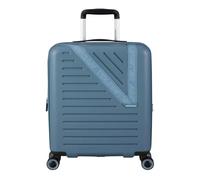 American Tourister Valise gris bleu pour femme et homme - Dynabelt Spinner 55 / 20 Exp TSA S Rainstorm Blue 297785