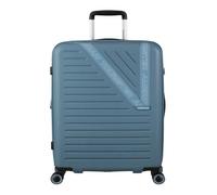 American Tourister Valise gris bleu pour femme et homme - Dynabelt Spinner 67 / 24 Exp TSA M Rainstorm Blue 297730