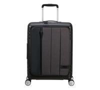 American Tourister Valise noir gris pour femme et homme - Hello Cabin Spinner 55 / 20 Exp Trolley Grey Melange 269533