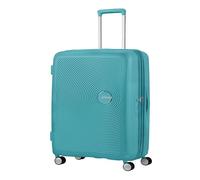 American Tourister Valise turquoise pour femme et homme - Soundbox Spinner 77 / 28 TSA EXP Trolley Turquoise Tonic 216774