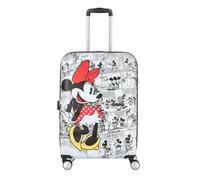 American Tourister - Wavebreaker Disney - Trolley 67 cm - Blanc - Cadenas TSA - 4 roulettes 360°