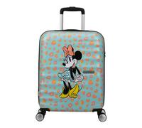 American Tourister Wavebreaker Disney - Valise Cabine 55x40x20 cm, Valise Rigide, Trolley Cabine pour Ryanair & la Plupart des Compagnies - Minnie Pastel Dots