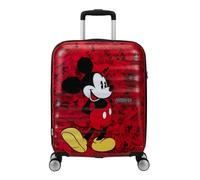 American Tourister Wavebreaker Disney - Valise Cabine 55x40x20 cm, Valise Rigide, Trolley Cabine pour Ryanair & la Plupart des Compagnies - Mickey Comics Red