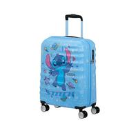 American Tourister Wavebreaker Disney Valise Trolley Cabine, 55 cm | Stitch Universe, valise rigide, 55H x 40W x 20D cm, 36 L, 2.6 kg, avec serrure TSA et séparateur zippé en U avec poche