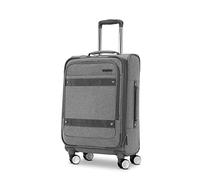 American Tourister Whim Softside Valise Extensible avec roulettes, Gris Tourterelle, 2-Piece Set (Carry-on/Medium)