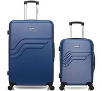american travel - lot de 2 - valises grand format et cabine queens - marine marine G