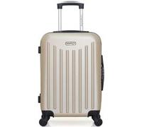american travel - valise cabine brooklyn 55 cm 4 roues - beige beige G