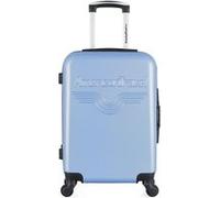 american travel - valise cabine chelsea 55 cm 4 roues - bleu dore bleu dore G