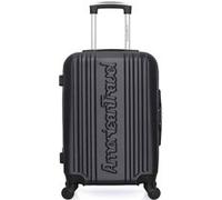 Valise Cabine - AMERICAN TRAVEL - SPRINGFIELD - 55 cm - 4 Roues - Rigide - Noir