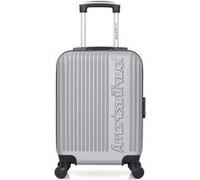 american travel - valise cabine abs nashville-e 4 roues 50 cm - gris gris