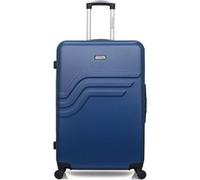 - valise grand format abs queens 4 roues 75 cm - marine