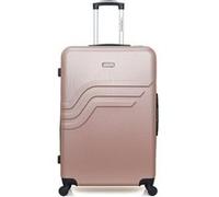 AMERICAN TRAVEL - Valise Grand Format ABS QUEENS 4 Roues 75 cm - rose
