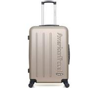 american travel - valise weekend bronx 65 cm 4 roues - beige beige G
