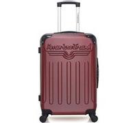american travel - valise weekend abs harlem-a 4 roues 60 cm - bordeaux bordeaux