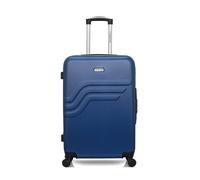 - valise weekend abs queens 4 roues 65 cm - marine