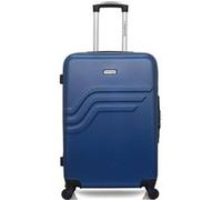 - valise weekend abs queens 4 roues 65 cm - marine