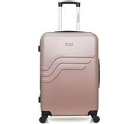 american travel - valise weekend queens 65 cm 4 roues - rose dore rose dore