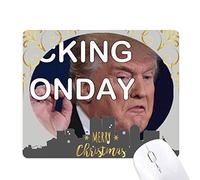american trump président drôle d'image la nuit de noël, tapis de souris en caoutchouc