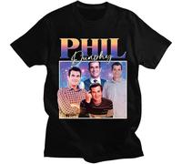 American TV Show Phil Dunphy T Shirts Harajuku Graphics Print Short Sleeve Cotton Tee Streetwear Couples Black L