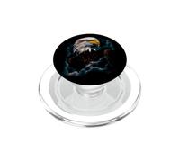 American USA Patriotic Eagle Flying Graphic PopSockets PopGrip pour MagSafe
